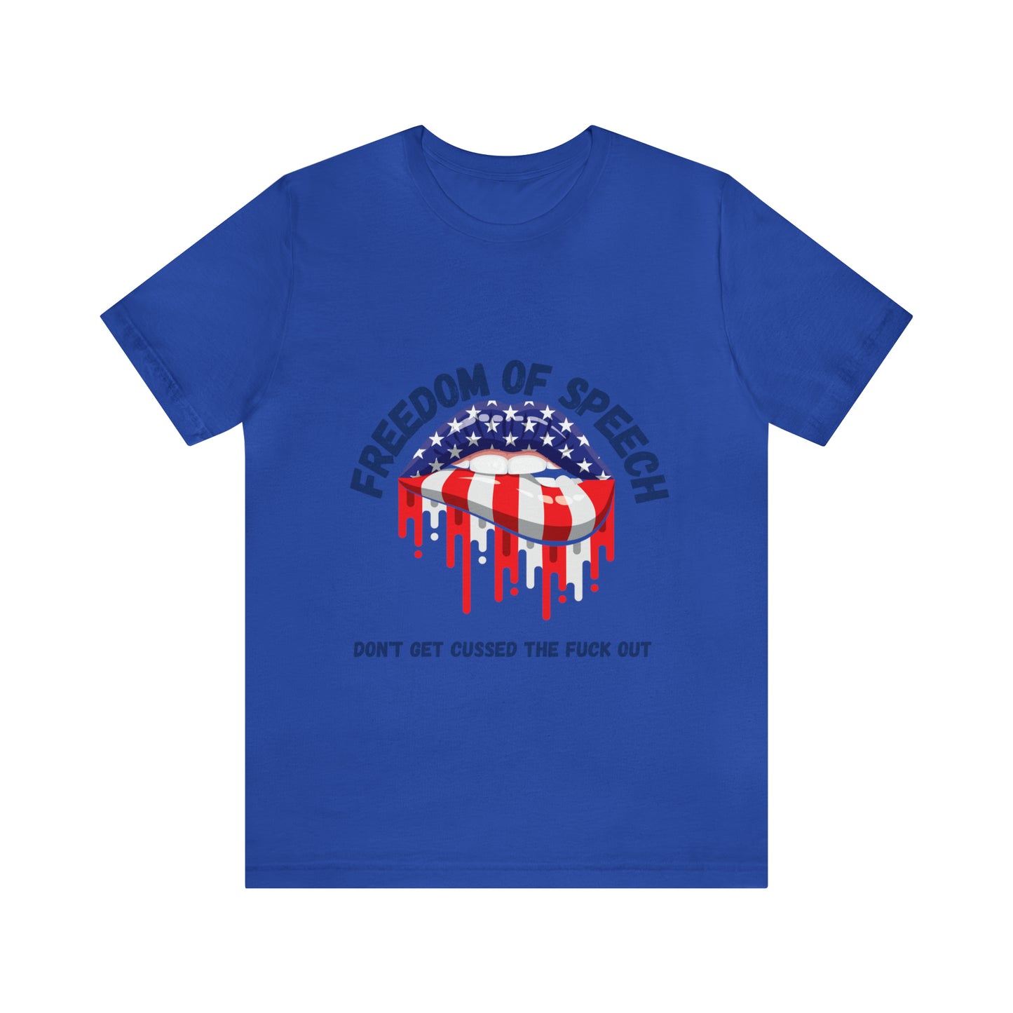 INDEPENDENCE DAY, Freedom of Speech, Unisex Jersey Short Sleeve Tee